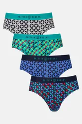 Mens Four-Pack Bamboo Briefs