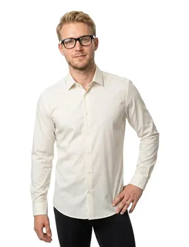 Hugo Chemise à Manches Longues Kenno 10270894 01 Natural 39