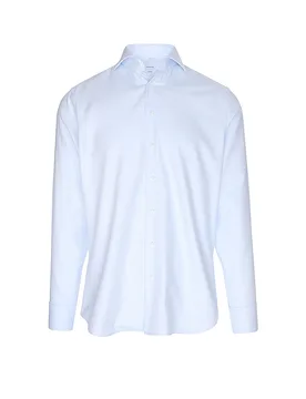 Camisa Slim Fit azul claro 44 - Seidensticker - FashionsVida