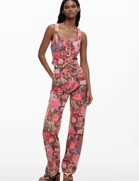 Jean imprimé RED 40 female - Desigual - FashionsVida