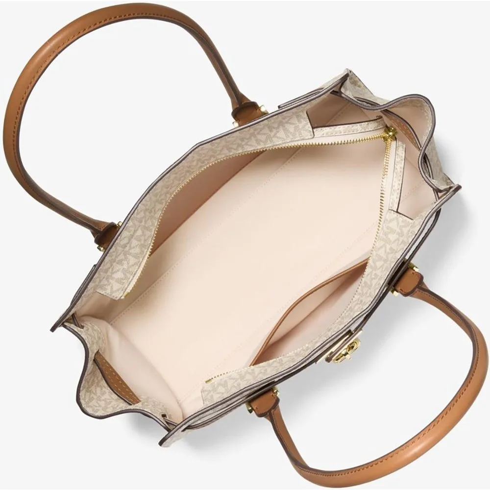 Bolso de hombro satchel hamilton moderne pequeño transformable con logotipo - MICHAEL Michael Kors - FashionsVida