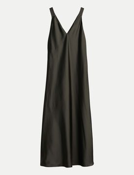 Slip Dress Qova pure Schwarz 38