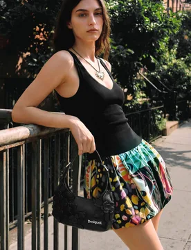 Robe à bretelles imprimée M. C. Lacroix BLACK XL female - Desigual - FashionsVida