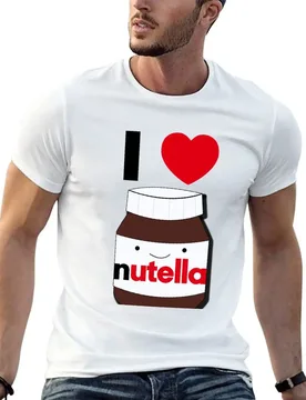 I love Nutella T-Shirt Gym Exercise Short Sleeve T-Shirt - Aliexpress - FashionsVida