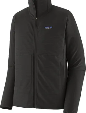 Polaire chaude et extensible - M's R1 TechFace Jkt Black - Taille M - Noir - Patagonia - FashionsVida