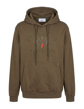 Sudadera Hombre Verde militar 3XL,S Hombre