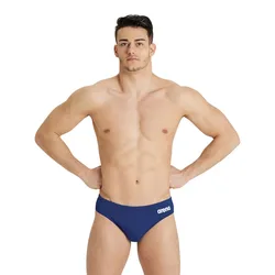 Team Swim Solid Swimming Brief Navy / White 75 Men