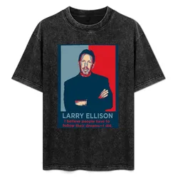 Larry ellison T-Shirt Fashion Casual Short Sleeve T-Shirt