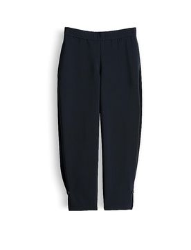 Pantalón Barrel Leg CHARLIE CURVED PINSTRIPE azul oscuro 42
