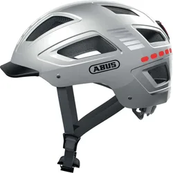 Casco Bici Urban HYBAN 2.0 LED Signal Silver taglia M