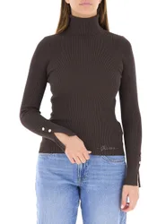 Dolcevita a costine MARRONE XS