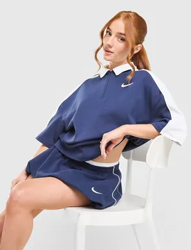 Womens Polo Disrupt Manica Corta - Blu, blu blu Donna taglia M - Nike - FashionsVida