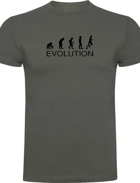 Maglietta A Maniche Corte Evolution Running Dark Army Green M - Kruskis - FashionsVida