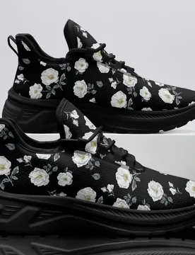XIXIRIMIDO Womens Walking Shoes Nurse Shoes Nurse Sneakers Roses Print Tenis Masculino De Corrida Barefoot Shoes 35-48 - Aliexpress - FashionsVida