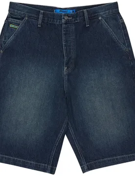Short En Jean Edyds03039 Baggy Fit Dark Denim 33 Homme