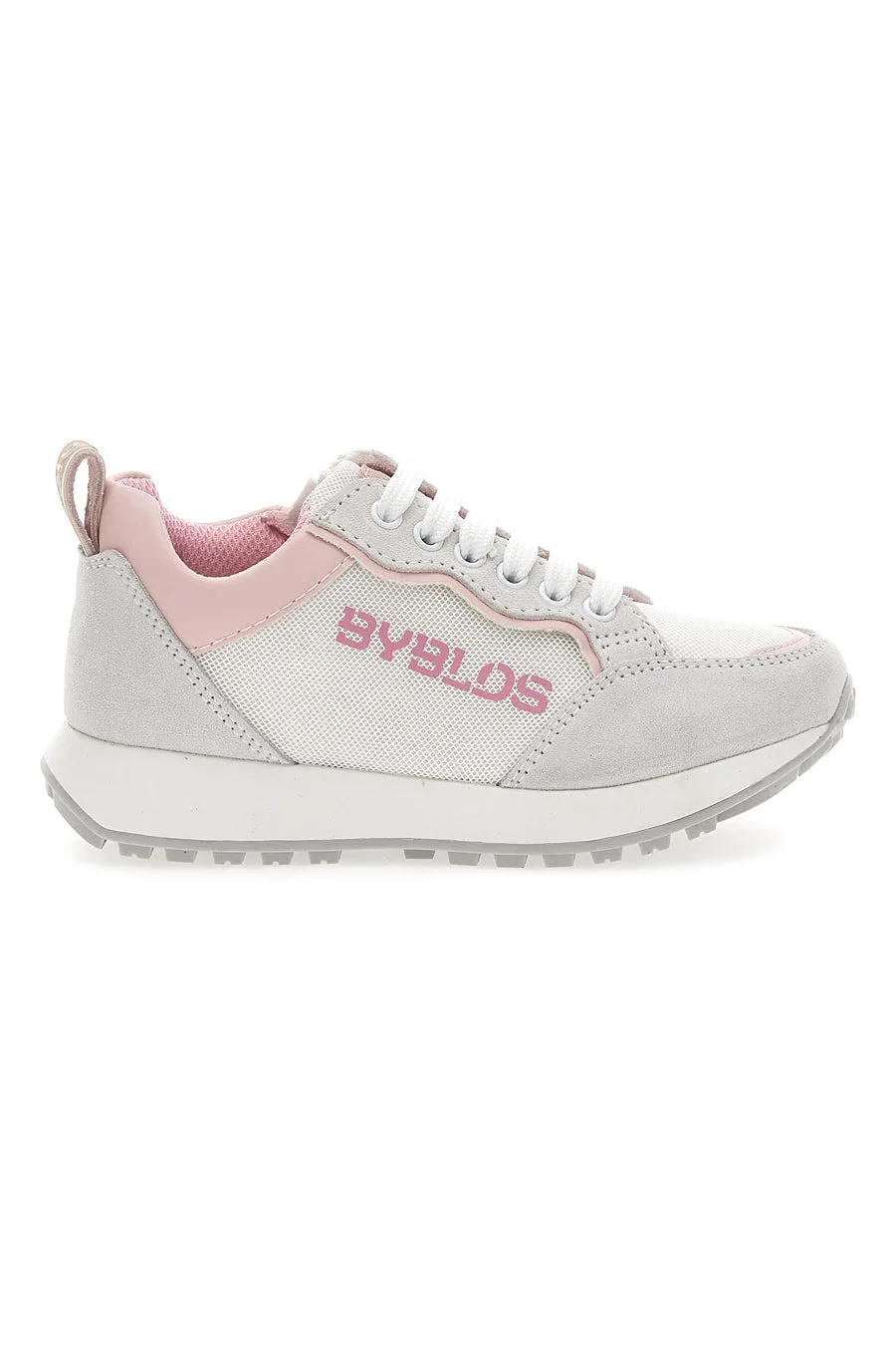 Sneakers Bianche 153 con dettagli rosa 34 - Byblos - FashionsVida