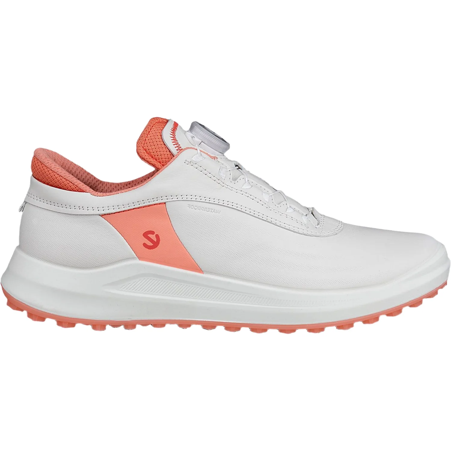 Golfschuhe Damen Golf Core BOA, weiss/coral 41 - Ecco - FashionsVida