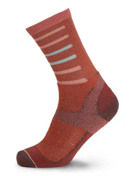 Ptmc Pro Trek Midweight Long Socks Washed Bordeaux UK 6-8.5 Men,Women - Lorpen - FashionsVida
