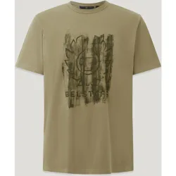 Camiseta de hombre manga corta estampada