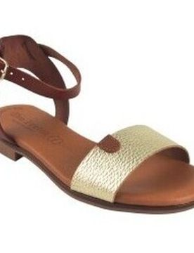 Flache Sandalen 3052 Goldene Damensandale 36;38;39;40