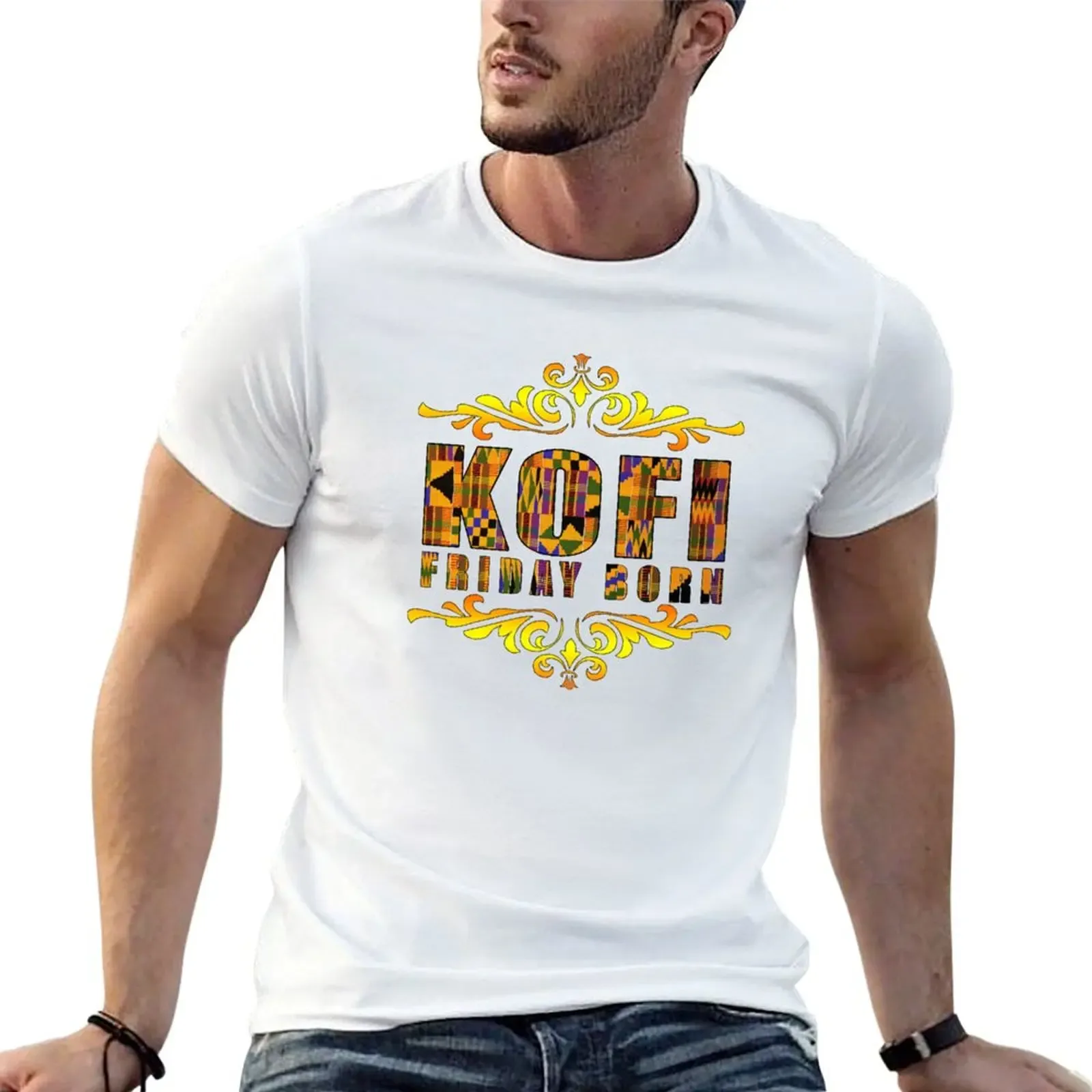 Kofi - Friday Born T-Shirt Basic Short Sleeve T-Shirt for Men - Aliexpress - FashionsVida