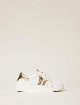 Baskets avec bande pailletée - TWINSET - FashionsVida