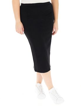 Gonna in maglia NERO S