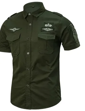 New Summer Military Shirt Men Cotton Short Sleeve Airborne Tactical Air Assault Shirts Male Casual Big Size M-6XL Camisa Militar - Aliexpress - FashionsVida