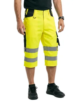 Pantalon 3/4 Safe Supreme 15549 Hi-Vis Yellow / Dark Navy 50 - MASCOT - FashionsVida