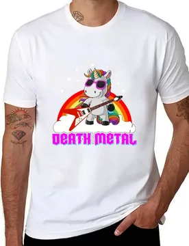Death Metal Unicorn T-Shirt t shirt custom print man t shirt graphic T-Shirt - Aliexpress - FashionsVida