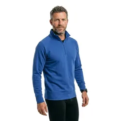 Sweat à Demi-zip Crossover 50611 Azure Blue 4XL