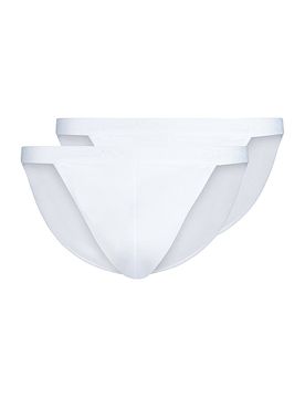 Slip Paquete de 2 COTTON RIB blanco blanco M