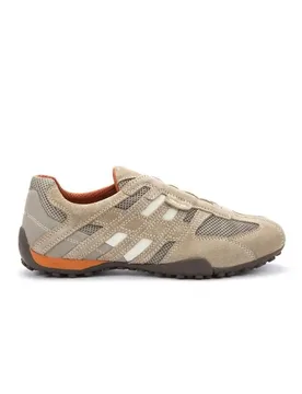 Scarpe Senza Lacci U Snake Beige / Orange EU 42 - Geox - FashionsVida