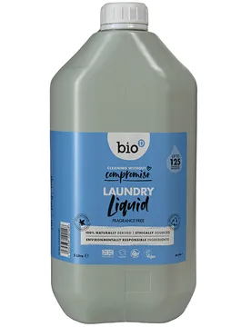 Bio D Concentrated Non-Bio Laundry Liquid - Fragrance Free - 5L - 125 Washes - Bio-D - FashionsVida