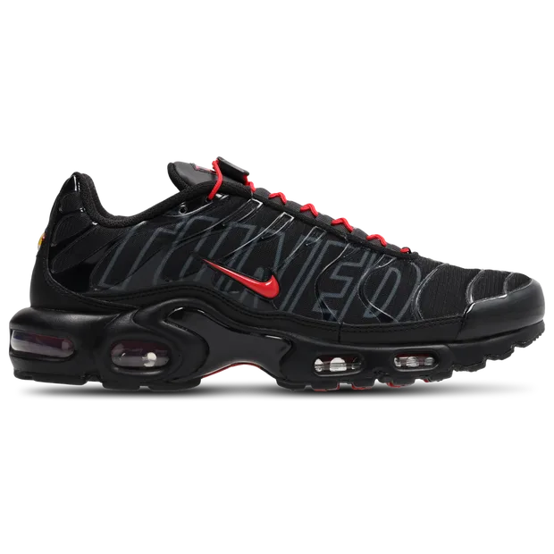 Tuned Men's Sneakers - Black - Size 7 - Leather & Synthetics - Black - Size: 7 - Nike - FashionsVida
