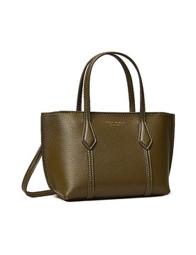 Bolso de piel - Tote Bag PERRY Mini oliva