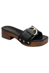 Women's Black 'Risby' Mule Sandals Size: 6 - Black - Size: 6