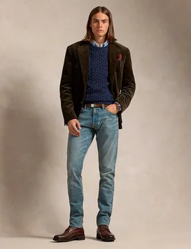 Vaqueros de hombre Sullivan Slim Fit elásticos - Polo Ralph Lauren - FashionsVida