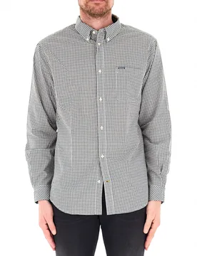 Camicia a quadri VERDE SCURO M - Barbour - FashionsVida