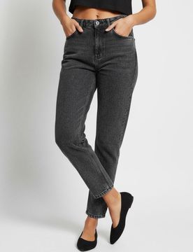 Sinsay - Jeans mom fit - grigio