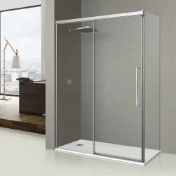 Mampara de ducha Amberes 2PL