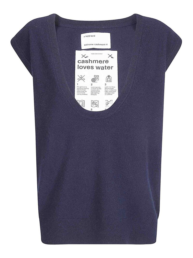Extreme Cashmere Vest oversized