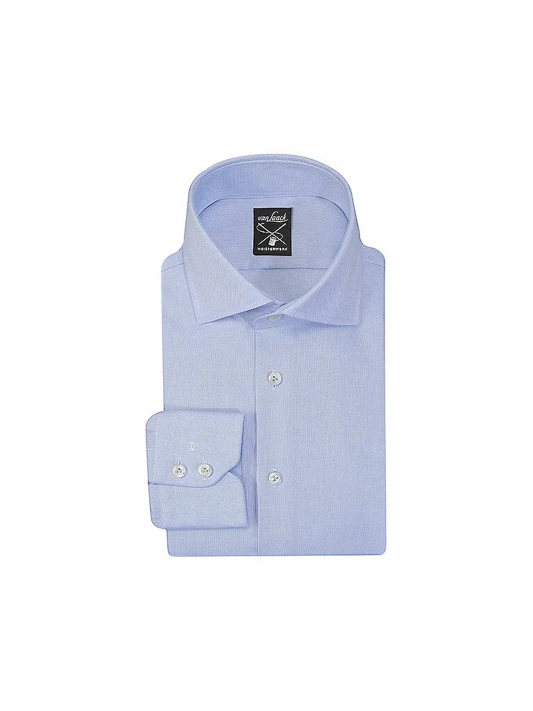 Camisa Tailor Fit azul claro 44 - van Laack - FashionsVida