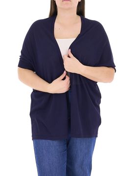 Cardigan in viscosa BLU NAVY 02