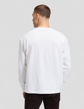 Slim Henley Tee Ecru Größe M male