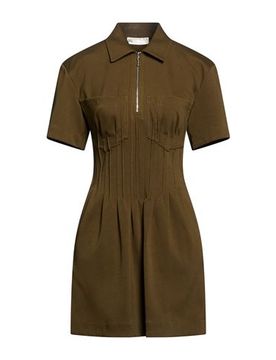 Mini-Kleid Damen Militärgrün 32 Damen