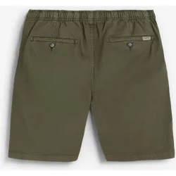 Bermudas de hombre en algodón ligeramente elástico con cordón interior