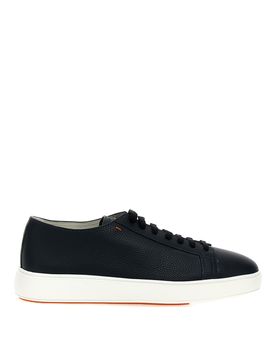 Santoni Sneaker stringate in pelle