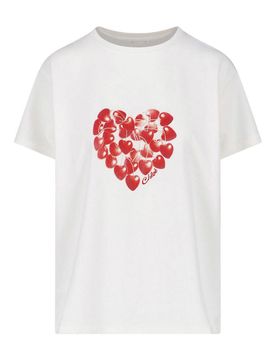 Chloe' T-shirt stampata