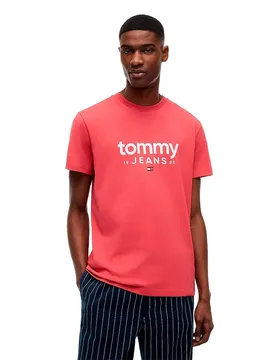 T-shirt à Manches Courtes Dm0dm23376 Anthem Red S